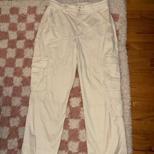 Abercrombie & Fitch Cream Cargo Pants
